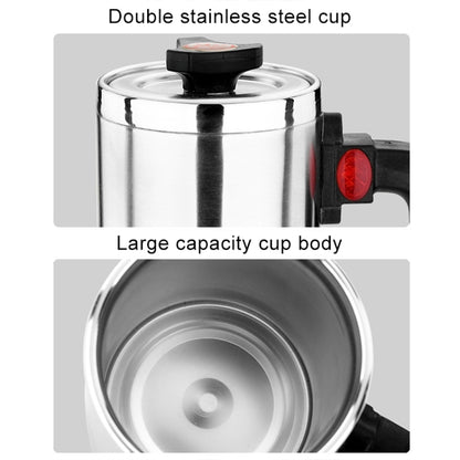 DC 12V Stainless Steel Car Electric Kettle Heated Mug Heating Cup with Charger Cigarette Lighter for Car, Capacity: 500ML - Heating Cups by buy2fix | Online Shopping UK | buy2fix