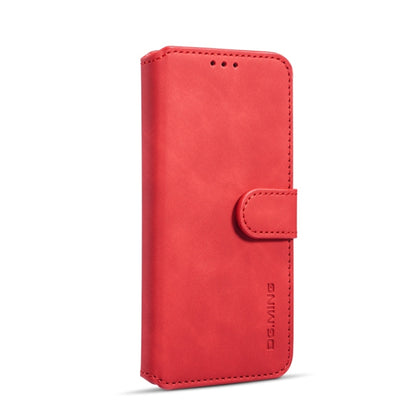 DG.MING Retro Oil Side Horizontal Flip Case with Holder & Card Slots & Wallet for Galaxy S9(Red) - Galaxy Phone Cases by DG.MING | Online Shopping UK | buy2fix