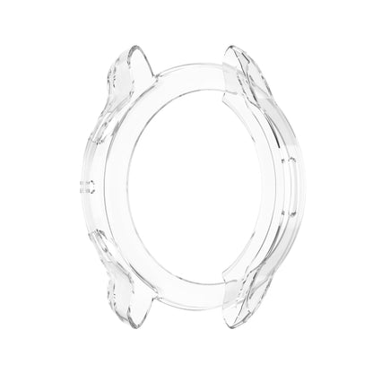 For TicWatch Pro 3 / Pro 3 Lite Half Coverage Hollowed TPU Protective Case(Transparent White) - Watch Case by buy2fix | Online Shopping UK | buy2fix