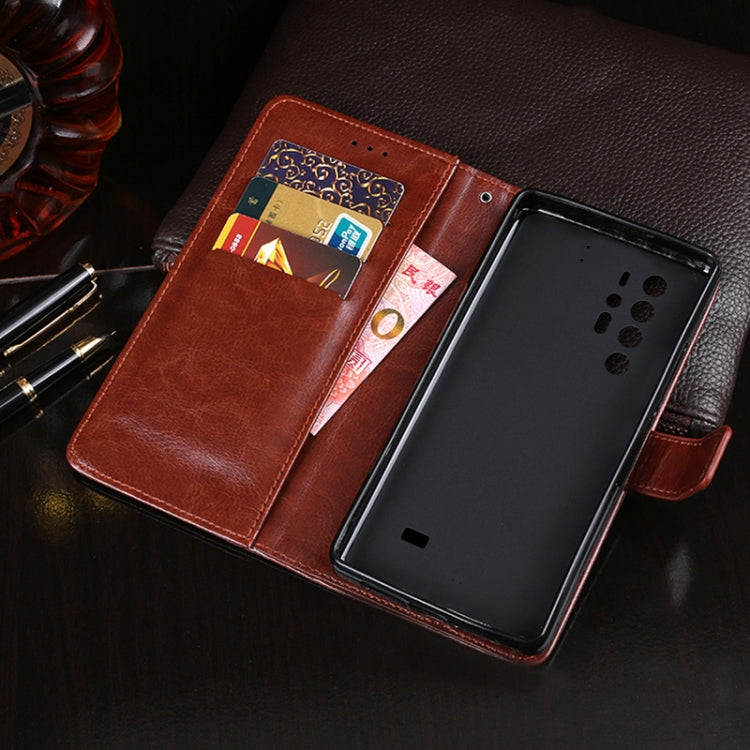 For Ulefone Armor 11 5G idewei Crazy Horse Texture Horizontal Flip Leather Case with Holder & Card Slots & Wallet(Red) - Ulefone Cases by idewei | Online Shopping UK | buy2fix