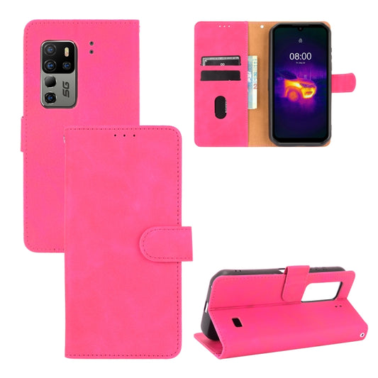 For Ulefone Armor 11T 5G Solid Color Skin Feel Magnetic Buckle Horizontal Flip Calf Texture PU Leather Case with Holder & Card Slots & Wallet(Rose Red) - Ulefone Cases by buy2fix | Online Shopping UK | buy2fix