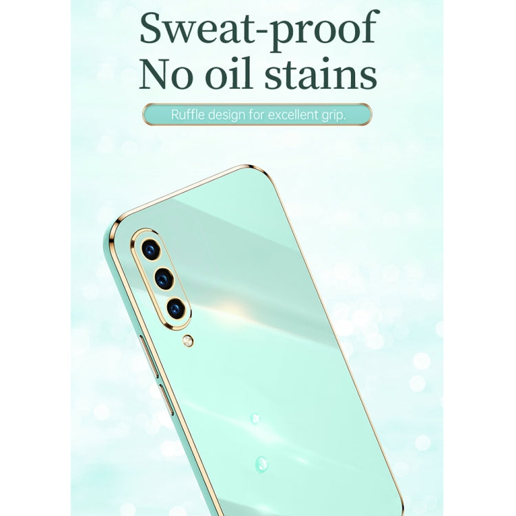 For Honor Play 3 XINLI Straight Edge 6D Electroplate TPU Phone Case(Mint Green) - Honor Cases by XINLI | Online Shopping UK | buy2fix