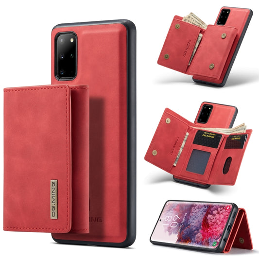 For Samsung Galaxy S20+ DG.MING M1 Series 3-Fold Multi Card Wallet  Back Cover Shockproof Case with Holder Function(Red) - Galaxy Phone Cases by DG.MING | Online Shopping UK | buy2fix