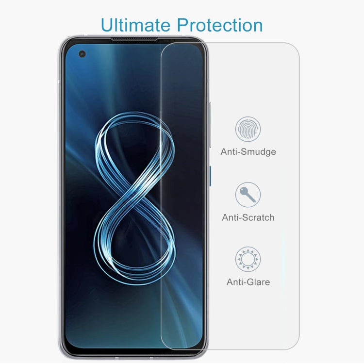 For Asus Zenfone 8 10 PCS 0.26mm 9H 2.5D Tempered Glass Film - ASUS Tempered Glass by buy2fix | Online Shopping UK | buy2fix