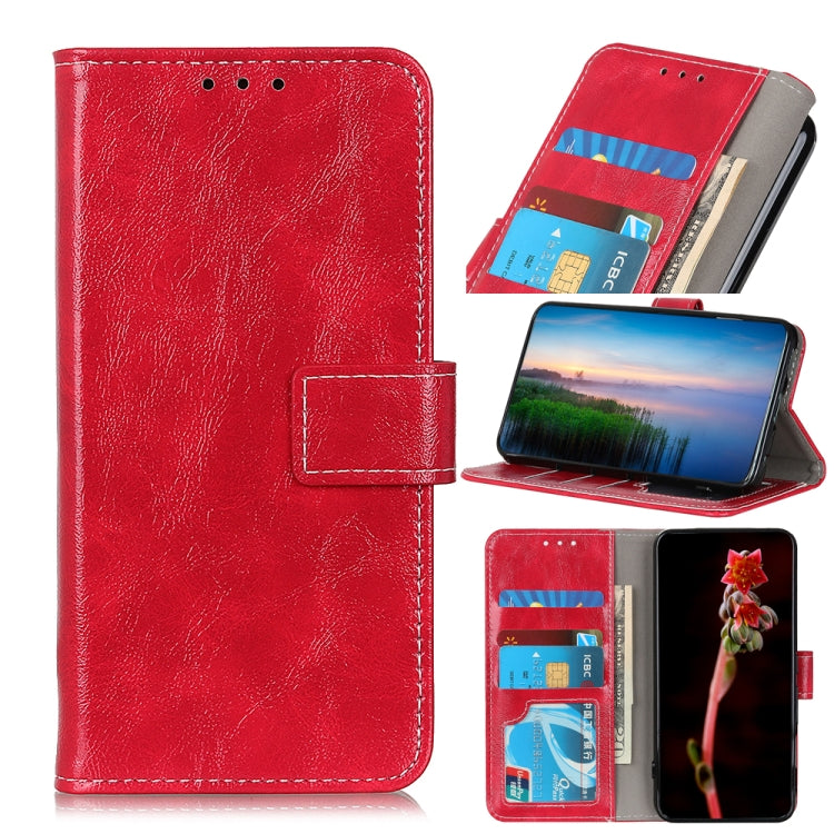 For Nokia XR20 5G Retro Crazy Horse Texture Horizontal Flip Leather Case with Holder & Card Slots & Photo Frame & Wallet(Red) - Nokia Cases by buy2fix | Online Shopping UK | buy2fix