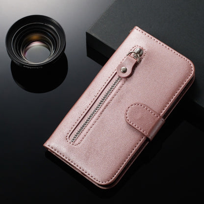 For Huawei Honor 9X / Honor 9X Pro Fashion Calf Texture Zipper Horizontal Flip PU Leather Case, with Holder & Card Slots & Wallet(Rose Gold) - Honor Cases by buy2fix | Online Shopping UK | buy2fix