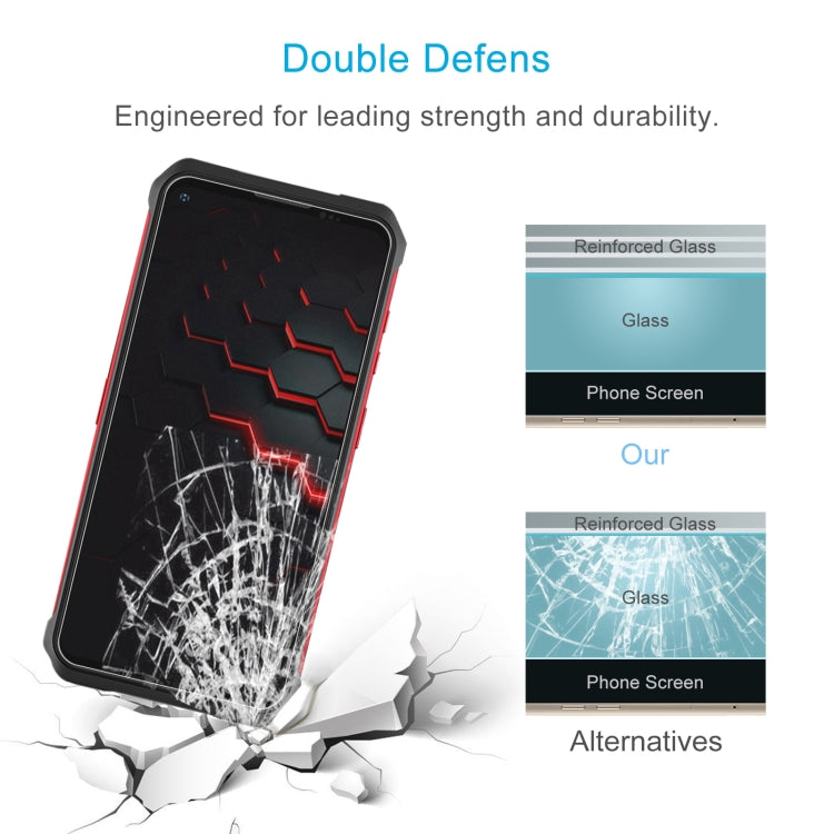 For Doogee V10 5G 50 PCS 0.26mm 9H 2.5D Tempered Glass Film - For Doogee by buy2fix | Online Shopping UK | buy2fix