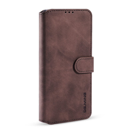 For iPhone 13 Pro Max DG.MING Retro Oil Side Horizontal Flip Leather Case with Holder & Card Slots & Wallet (Coffee) - iPhone 13 Pro Max Cases by DG.MING | Online Shopping UK | buy2fix