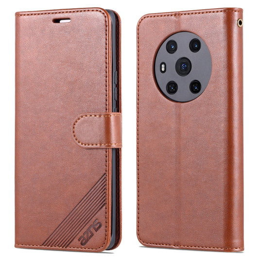 For Honor Magic3 AZNS Sheepskin Texture Horizontal Flip Leather Case with Holder & Card Slots & Wallet(Brown) - Honor Cases by AZNS | Online Shopping UK | buy2fix