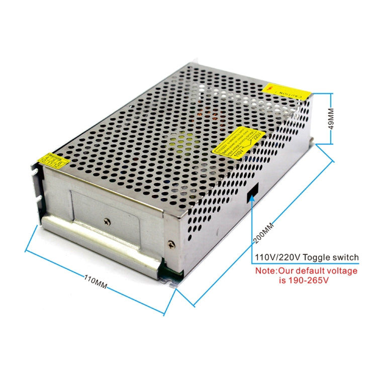 S-250-12 DC12V 21A 250W LED Regulated Switching Power Supply, Size: 200 x 110 x 49mm - Power Supplies by buy2fix | Online Shopping UK | buy2fix