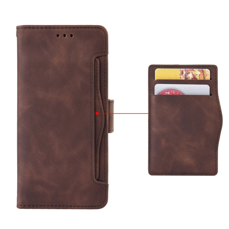 For Doogee S86 / S86 Pro Skin Feel Calf Pattern Horizontal Flip Leather Case with Holder & Card Slots & Photo Frame(Brown) - More Brand by buy2fix | Online Shopping UK | buy2fix