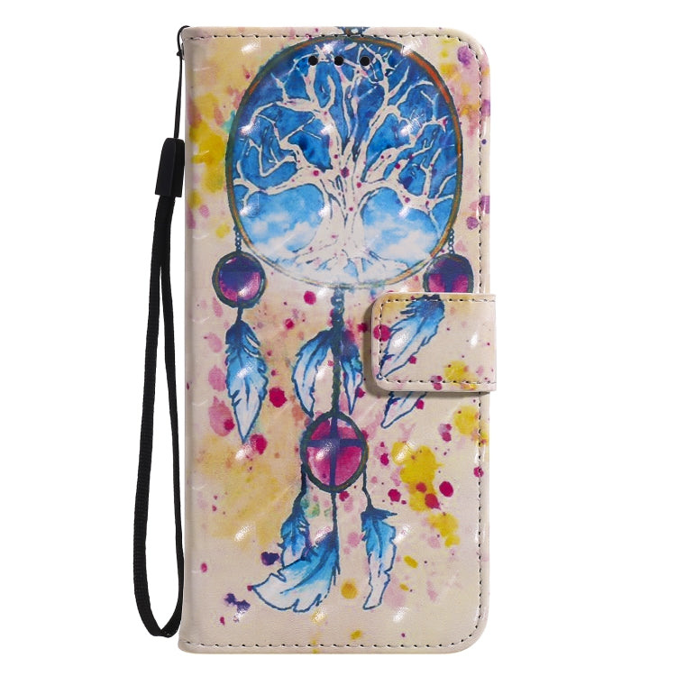 For iPhone 13 mini 3D Painted Pattern Horizontal Flip Leather Case with Holder & Card Slots & Wallet (Wind Chimes) - iPhone 13 mini Cases by buy2fix | Online Shopping UK | buy2fix