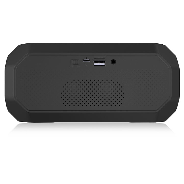 NewRixing NR-4000 TWS Mesh Polygon Music Box Concept Bluetooth Speaker(Black) - Desktop Speaker by NewRixing | Online Shopping UK | buy2fix