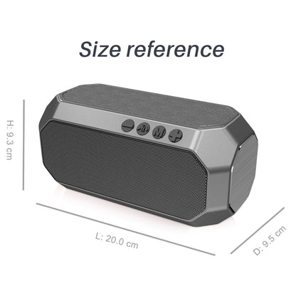 NewRixing NR-4000 TWS Mesh Polygon Music Box Concept Bluetooth Speaker(Black) - Desktop Speaker by NewRixing | Online Shopping UK | buy2fix