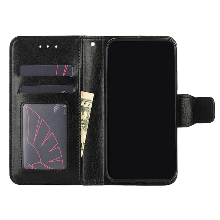 Crystal Texture Horizontal Flip Leather Case with Holder & Card Slots & Wallet For iPhone 8 Plus & 7 Plus(Black) - More iPhone Cases by buy2fix | Online Shopping UK | buy2fix