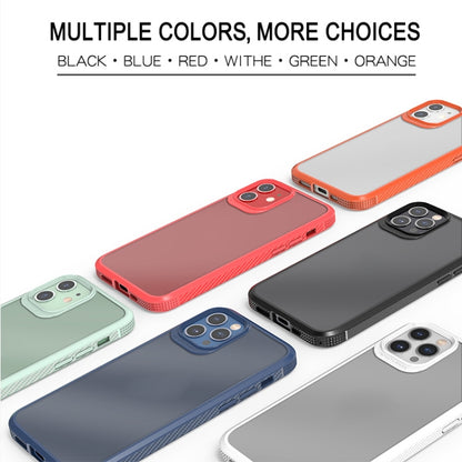 For iPhone 11 Pro MG Series Carbon Fiber TPU + Clear PC Four-corner Airbag Shockproof Case (White) - iPhone 11 Pro Cases by buy2fix | Online Shopping UK | buy2fix