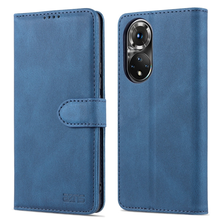 For Honor 50 Pro AZNS Dream II Skin Feel PU+TPU Horizontal Flip Leather Case with Holder & Card Slots & Wallet(Blue) - Honor Cases by AZNS | Online Shopping UK | buy2fix