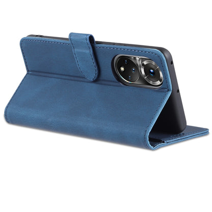 For Honor 50 Pro AZNS Dream II Skin Feel PU+TPU Horizontal Flip Leather Case with Holder & Card Slots & Wallet(Blue) - Honor Cases by AZNS | Online Shopping UK | buy2fix