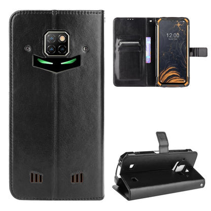 For Doogee S88 Plus / S88 Pro Crazy Horse Texture Horizontal Flip Leather Case with Holder & Card Slots & Lanyard(Black) - More Brand by buy2fix | Online Shopping UK | buy2fix