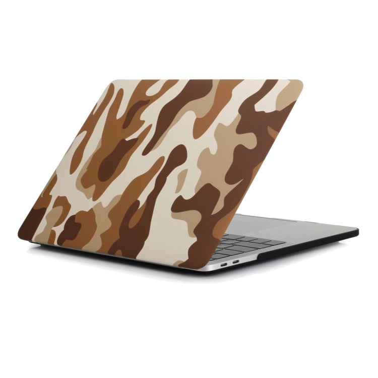 For MacBook Air 13.3 inch A1932 / A2179 / A2337 Camouflage Pattern Laptop Water Decals PC Protective Case(Brown Camouflage) - MacBook Air Cases by buy2fix | Online Shopping UK | buy2fix