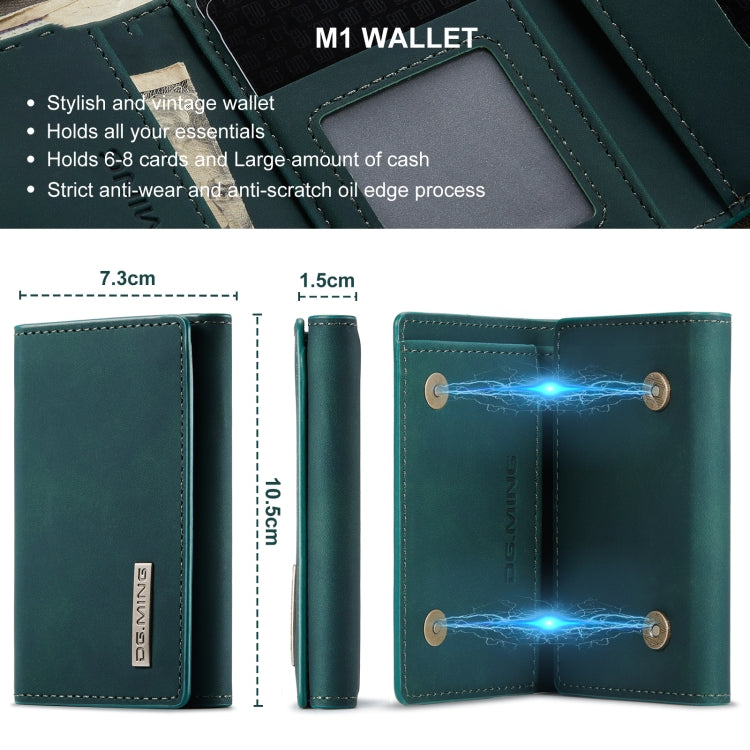 DG.MING M1 Series 3-Fold Multi Card Wallet(Green) - Wallets by DG.MING | Online Shopping UK | buy2fix