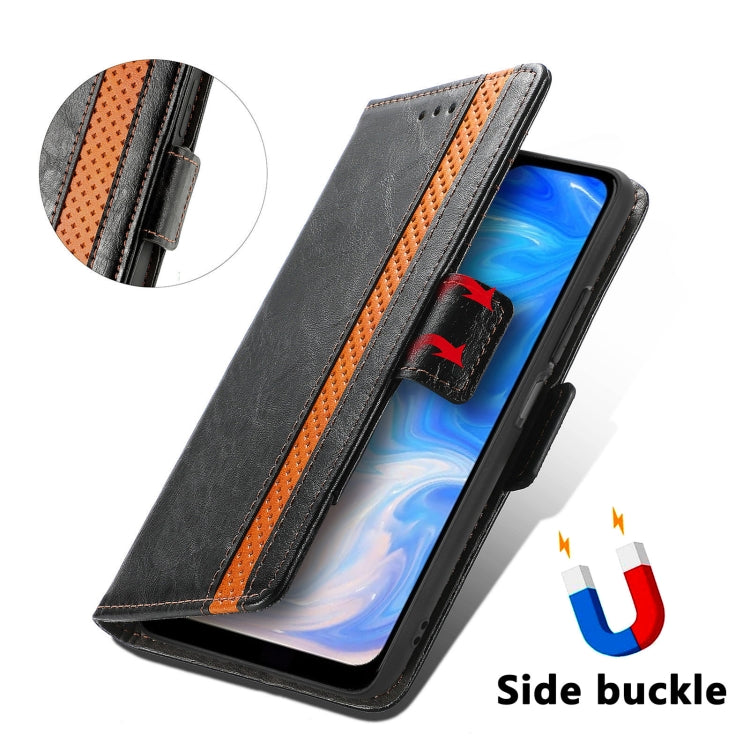 For Doogee N40 Pro CaseNeo Splicing Dual Magnetic Buckle Leather Case with Holder & Card Slots & Wallet(Black) - More Brand by buy2fix | Online Shopping UK | buy2fix