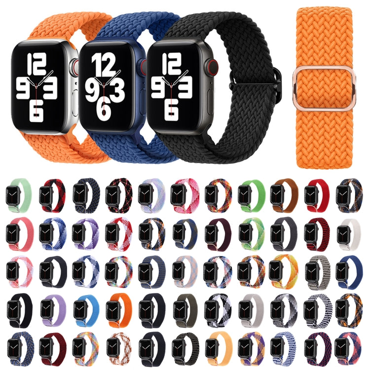 Nylon Braid Strap Watch Band For Apple Watch Ultra 49mm&Watch Ultra 2 49mm / Series 9&8&7 45mm / SE 3&SE 2&6&SE&5&4 44mm / 3&2&1 42mm(21) - Watch Bands by buy2fix | Online Shopping UK | buy2fix