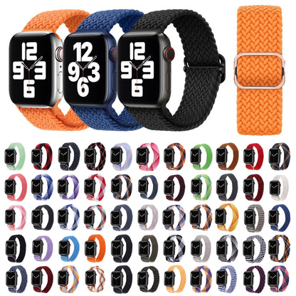 Nylon Braid Strap Watch Band For Apple Watch Ultra 49mm&Watch Ultra 2 49mm / Series 9&8&7 45mm / SE 3&SE 2&6&SE&5&4 44mm / 3&2&1 42mm(35) - Watch Bands by buy2fix | Online Shopping UK | buy2fix