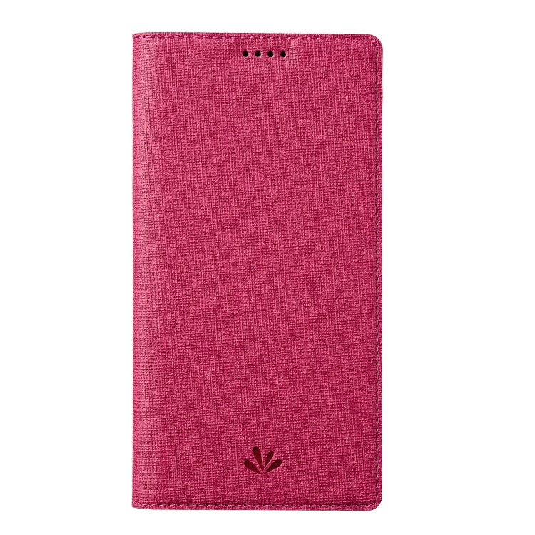 For iPhone 13 ViLi DMX Series Shockproof Magsafe Magnetic Horizontal Flip Leather Phone Case(Rose Red) - iPhone 13 Cases by ViLi | Online Shopping UK | buy2fix