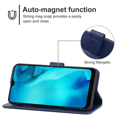 Leather Phone Case For Doogee X93(Blue) - More Brand by buy2fix | Online Shopping UK | buy2fix