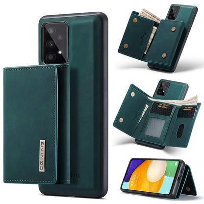 For Samsung Galaxy A53 5G DG.MING M1 Series 3-Fold Multi Card Wallet  Phone Case(Green) - Galaxy Phone Cases by DG.MING | Online Shopping UK | buy2fix