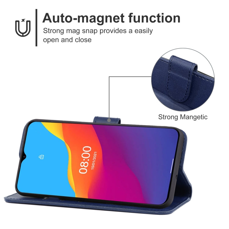 Leather Phone Case For Ulefone Note 10P(Blue) - Ulefone Cases by buy2fix | Online Shopping UK | buy2fix