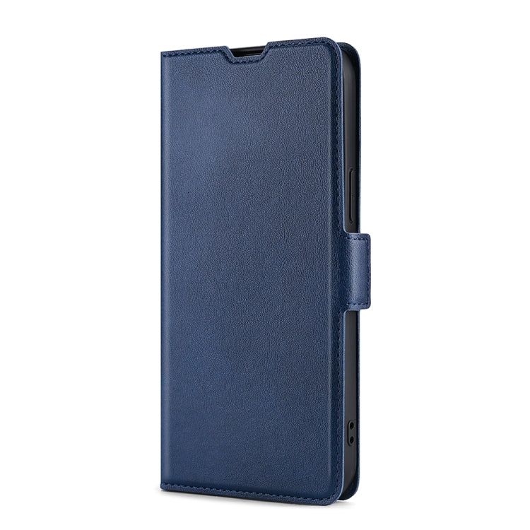 For Blackview A80 Pro Ultra-thin Voltage Side Buckle PU + TPU Leather Phone Case(Blue) - More Brand by buy2fix | Online Shopping UK | buy2fix