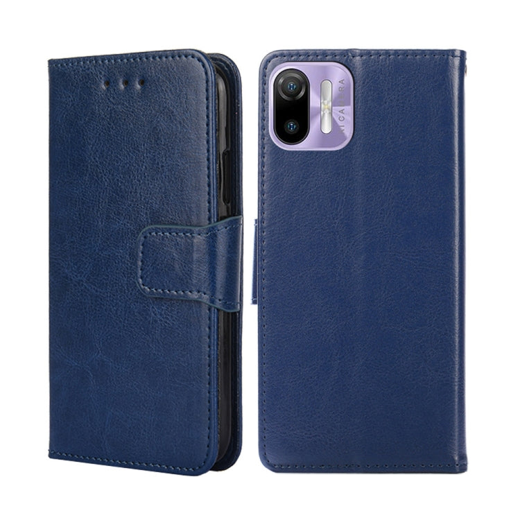 For Ulefone Note 6 / Note 6P Crystal Texture Leather Phone Case(Royal Blue) - Ulefone Cases by buy2fix | Online Shopping UK | buy2fix