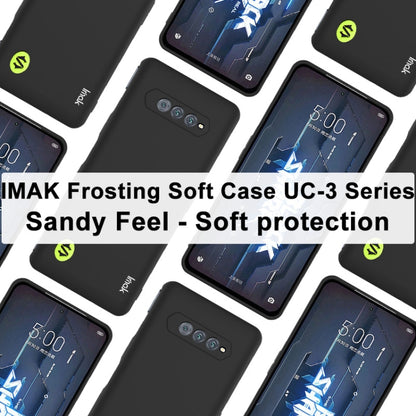 For Xiaomi Black Shark 5 RS IMAK UC-3 Series Shockproof Frosted TPU Phone Case(Black) - Xiaomi Cases by imak | Online Shopping UK | buy2fix