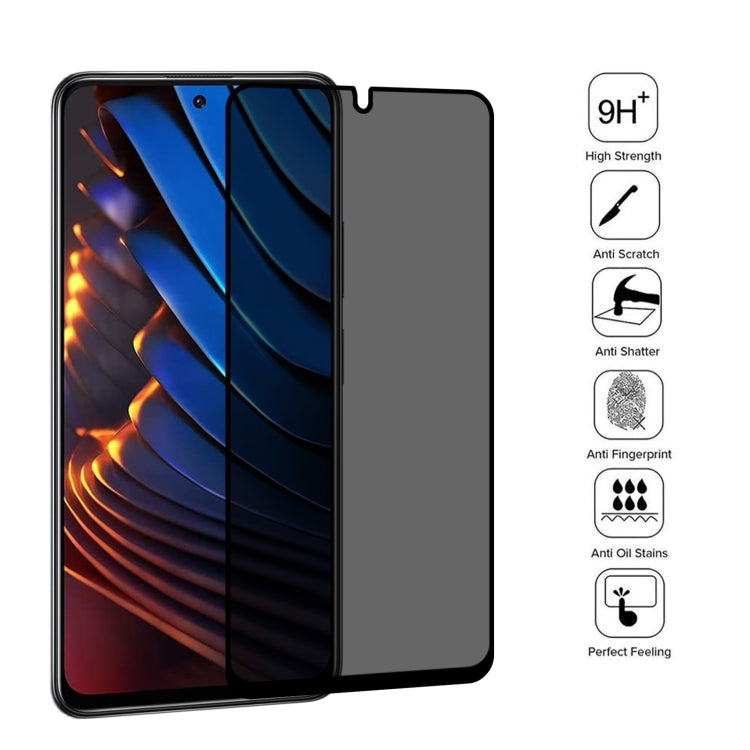 Full Cover Anti-peeping Tempered Glass Film For Xiaomi Poco X3 GT -  by buy2fix | Online Shopping UK | buy2fix