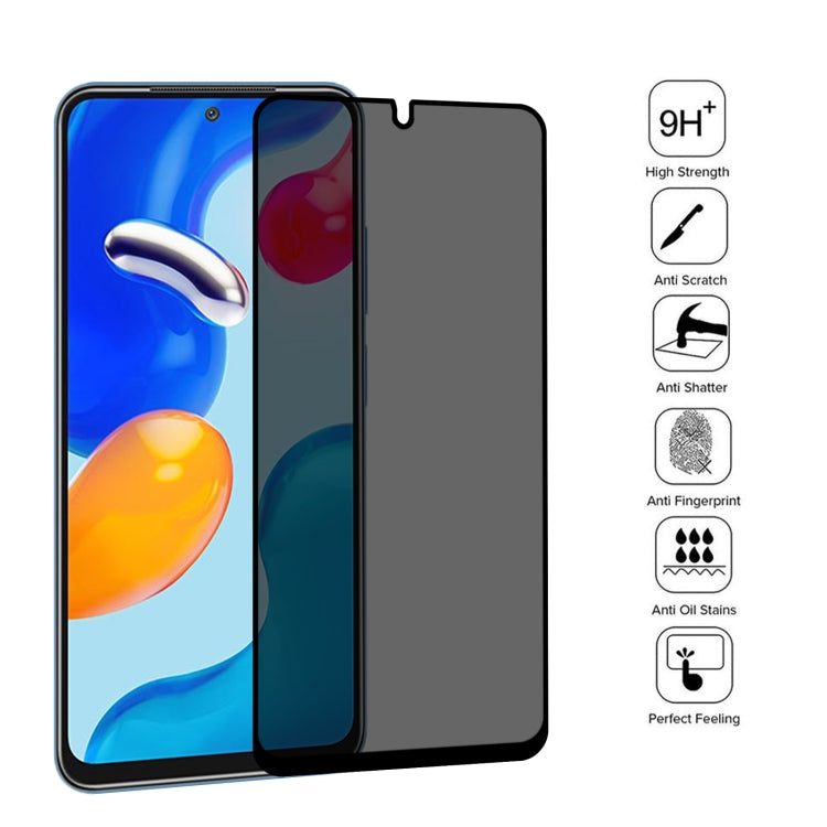 Full Cover Anti-peeping Tempered Glass Film For Xiaomi Redmi Note 11S / Note 11 SE India -  by buy2fix | Online Shopping UK | buy2fix