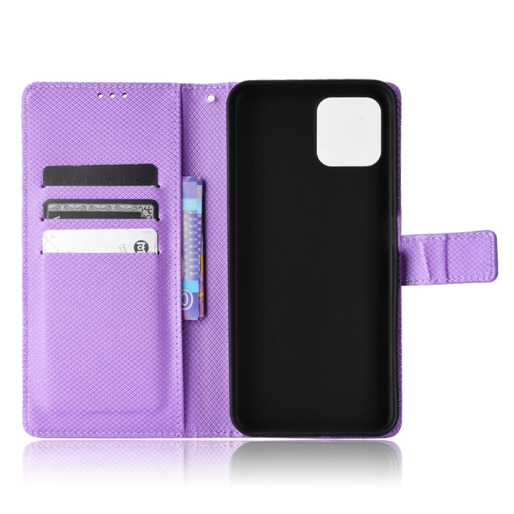 For Blackview A95 Diamond Texture Leather Phone Case(Purple) - More Brand by buy2fix | Online Shopping UK | buy2fix