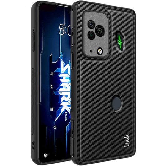 For Xiaomi Black Shark 5 Pro IMAK LX-6 Series Carbon Fiber Pattern Shockproof Phone Case(Black) - Xiaomi Cases by imak | Online Shopping UK | buy2fix