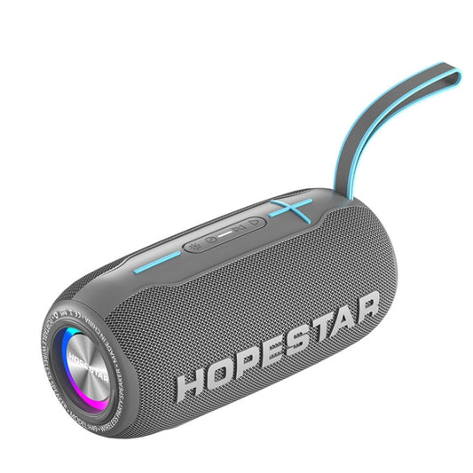 HOPESTAR H49 RGB Light TWS Waterproof Wireless Bluetooth Speaker(Grey) - Waterproof Speaker by HOPESTAR | Online Shopping UK | buy2fix