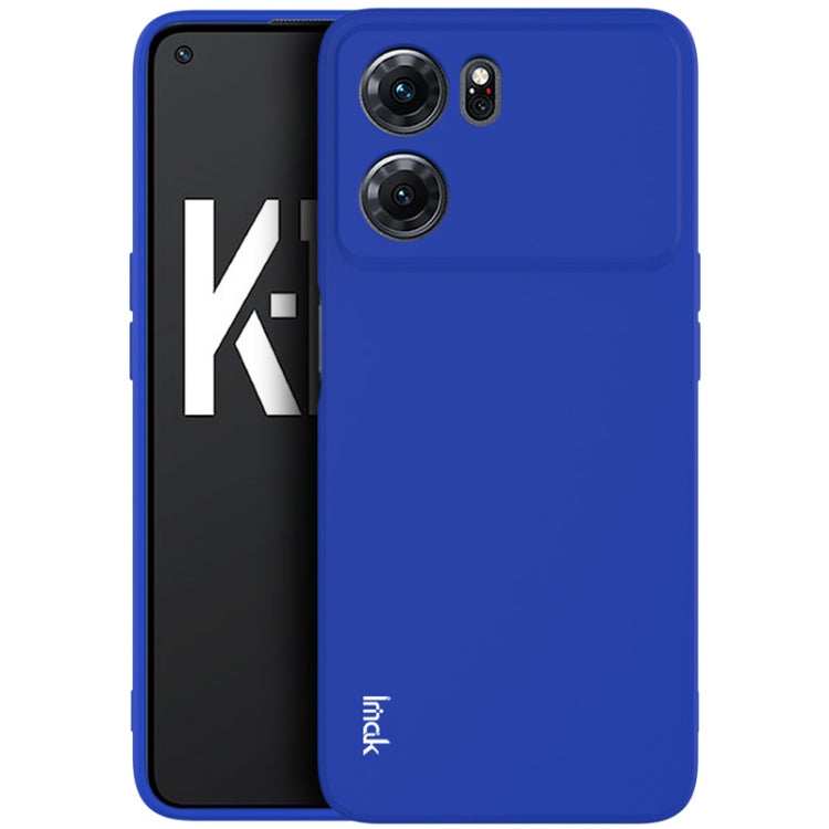 For OPPO K10 5G IMAK UC-4 Series Straight Edge TPU Phone Case(Blue) - OPPO Cases by imak | Online Shopping UK | buy2fix