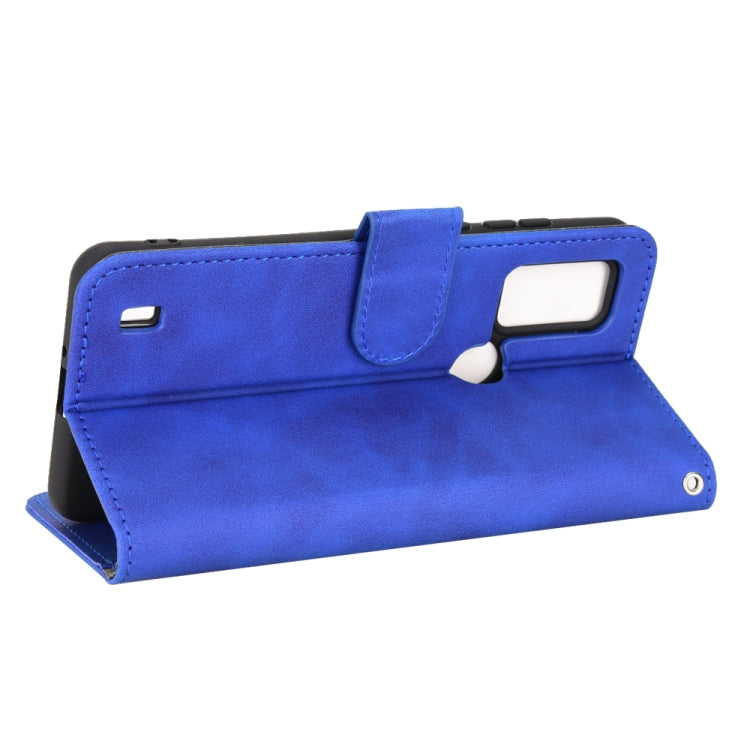 For Blackview A50 Skin Feel Magnetic Flip Leather Phone Case(Blue) - More Brand by buy2fix | Online Shopping UK | buy2fix