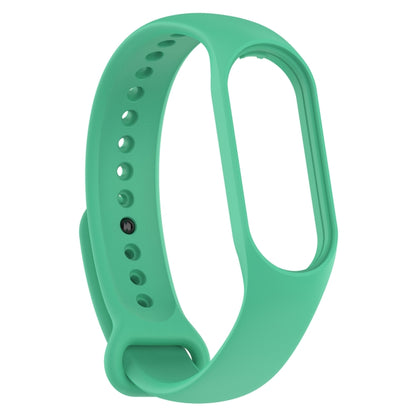 For Xiaomi Mi Band 7 / 7NFC / 6 / 6 NFC / 5 / 5 NFC / Amazfit Band 5 Official Silicone Watch Band(Mint Green) - Watch Bands by buy2fix | Online Shopping UK | buy2fix