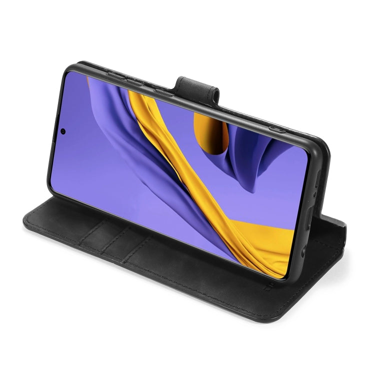 For Galaxy A51 DG.MING Retro Oil Side Horizontal Flip Case with Holder & Card Slots & Wallet(Black) - Galaxy Phone Cases by DG.MING | Online Shopping UK | buy2fix