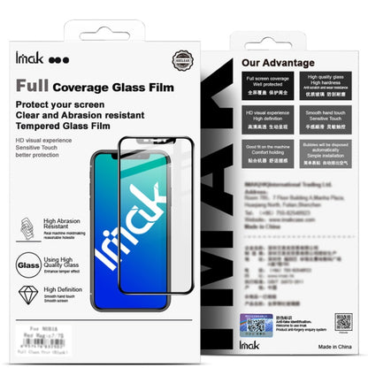 imak 9H Surface Hardness Full Screen Tempered Glass Film Pro+ Series For OPPO Reno8 Pro /Reno8 Pro+ 5G - OPPO Tempered Glass by imak | Online Shopping UK | buy2fix