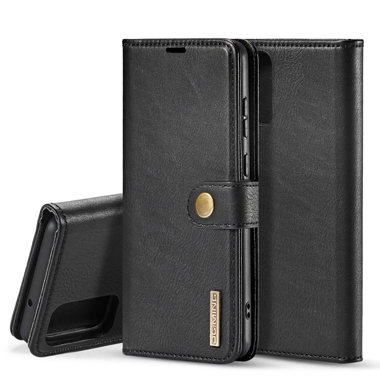 For Galaxy S20+ DG.MING Crazy Horse Texture Flip Detachable Magnetic Leather Case with Holder & Card Slots & Wallet(Black) - Galaxy Phone Cases by DG.MING | Online Shopping UK | buy2fix