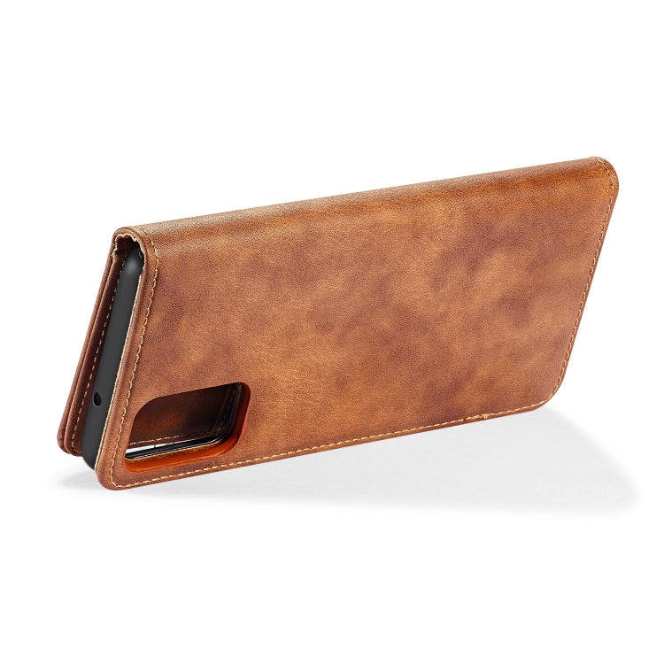 For Galaxy S20 Ultra DG.MING Crazy Horse Texture Flip Detachable Magnetic Leather Case with Holder & Card Slots & Wallet(Brown) - Galaxy Phone Cases by DG.MING | Online Shopping UK | buy2fix