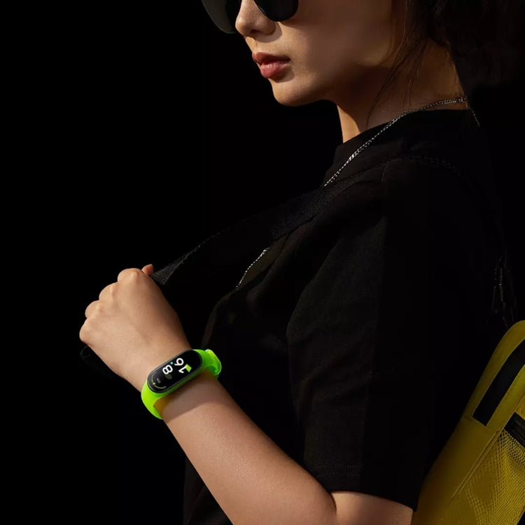 For Xiaomi Mi Band 7 Original Xiaomi Silicone Watch Band(Fluorescent Green) - Watch Bands by Xiaomi | Online Shopping UK | buy2fix