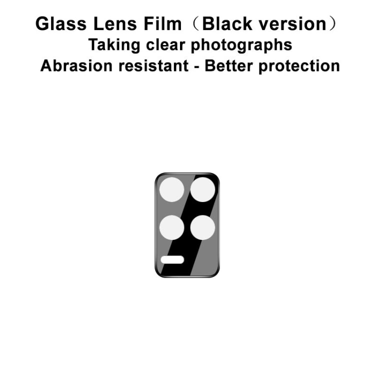 For OPPO Realme 9 5G India/Realme 8s 5G IMAK Rear Camera Lens Glass Film Black Version - For OPPO by imak | Online Shopping UK | buy2fix