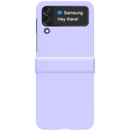 For Samsung Galaxy Z Flip3 5G IMAK JS-3 Series Colorful PC Case(Purple) - Galaxy Phone Cases by imak | Online Shopping UK | buy2fix
